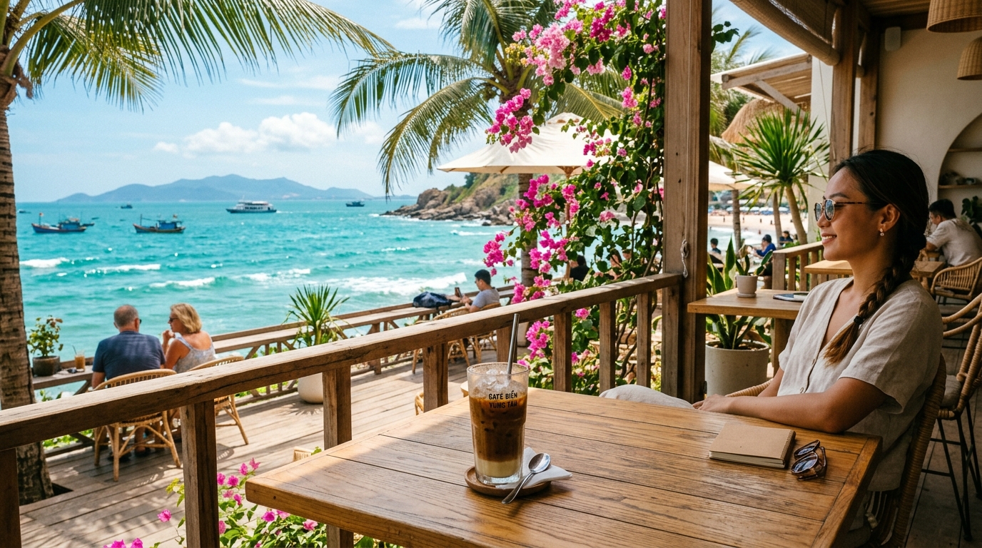 Cafe view biển Vũng Tàu
